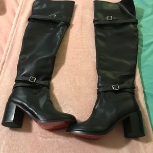 Riding Boots Red Bottom will fit size 10